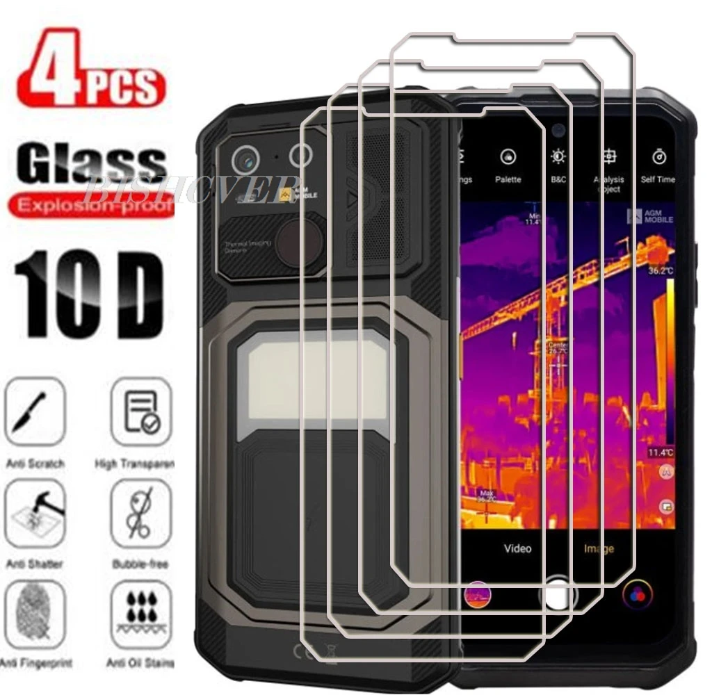 

4 шт. 9H HD закаленное стекло для AGM G3 Pro 6,72 "на AGMG3Pro AGMG3 G3Pro Защитная пленка для экрана
