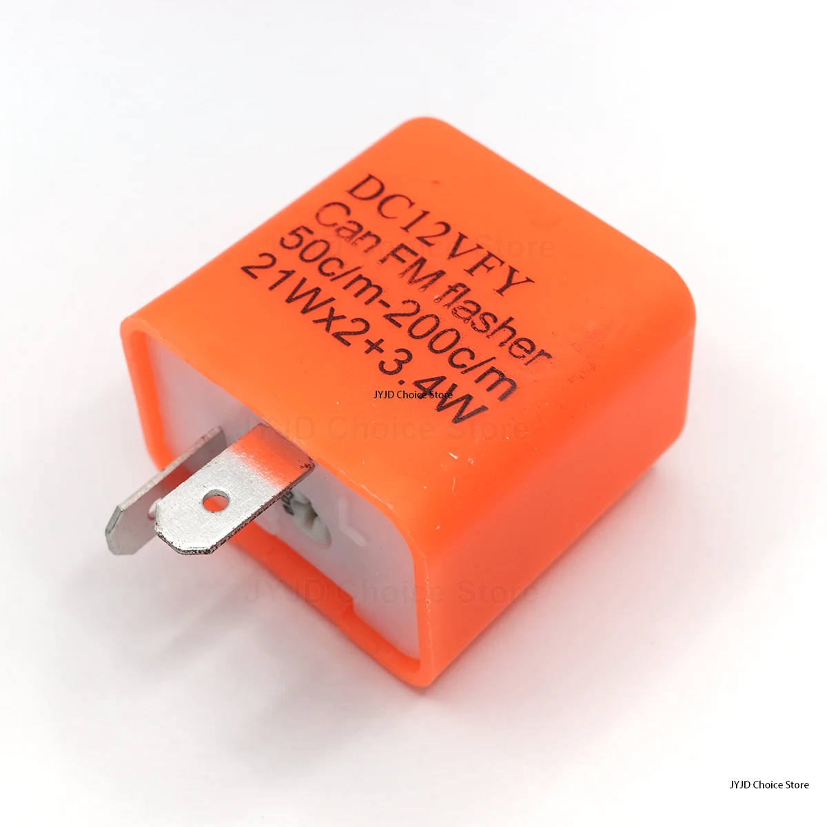 2Pin Adjustable Frequency LED Motorcycle Flasher Relay for Motorbike Turn Signal Indicator Lights Accessory