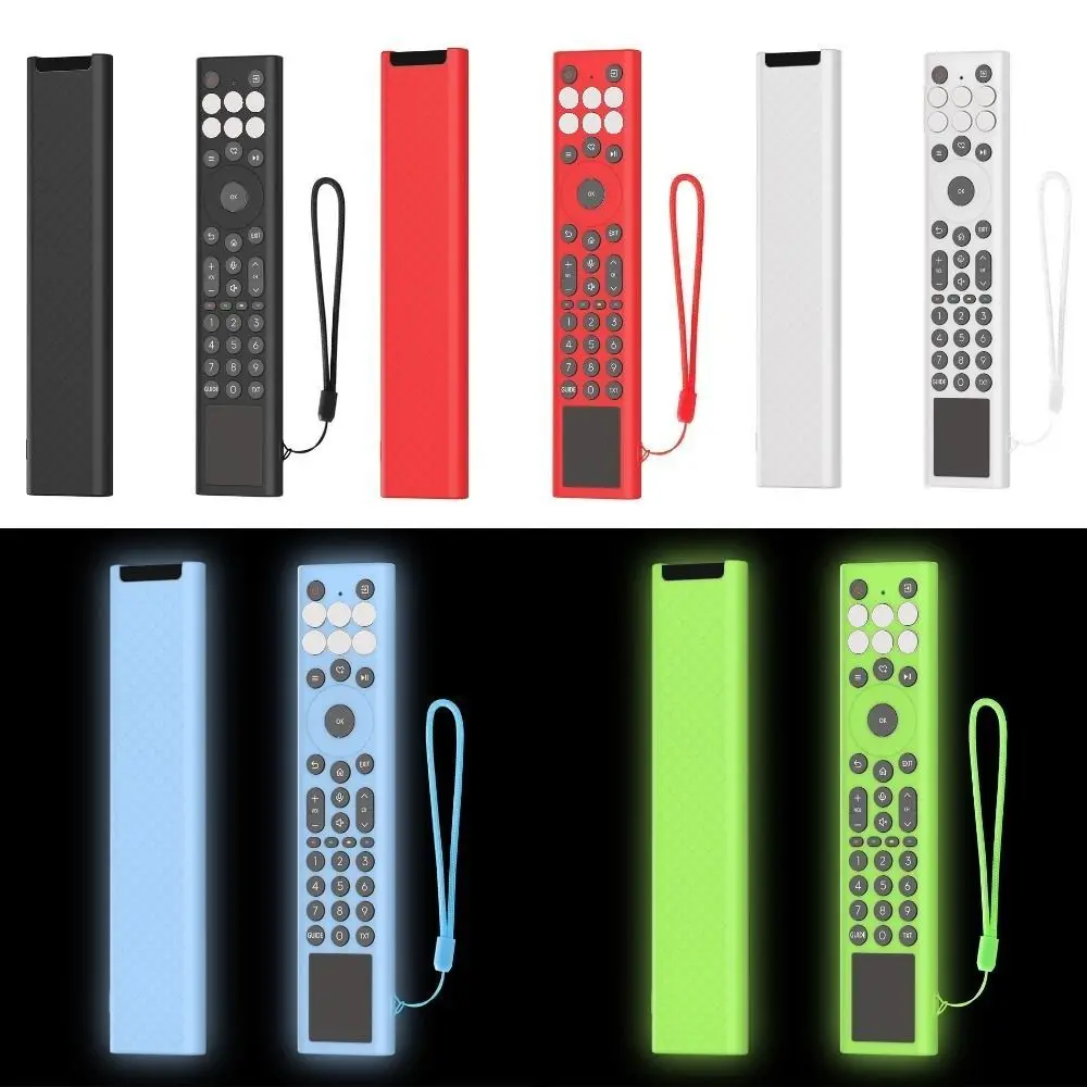 New Silicone Protective Case with Lanyard Protector Soft Shell Shockproof Remote Control Sleeve for Hisense ERF6A66 Accessories