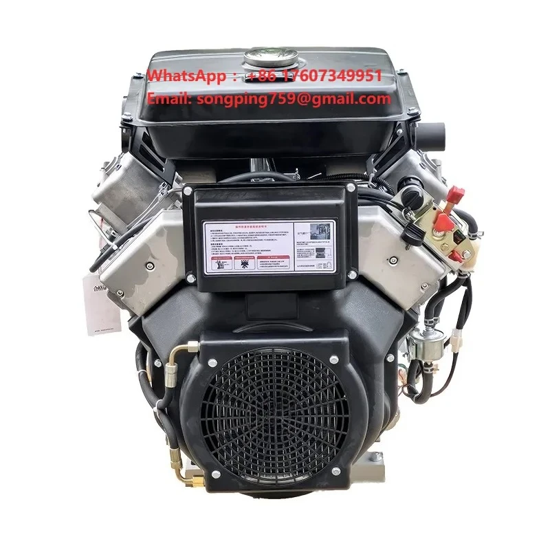 2V105 HD Two Cylinders Diesel Engine 22.8kw 4 Stroke Euro 4 Construction Machinery Portable Electric Start Air-Cooled