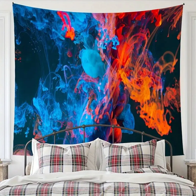 VIKAMA Night Starry Sky English Quotes Tapestry, Dark Emo Hip Hop Wall Hanging for Bedroom Living Room Dorm Decor