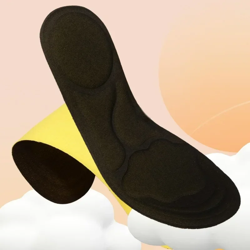 5D Cloud Massage Insoles Women Men Breathable Running Insoles Shock Absorption Pain Relief Non-Slip Insoles Fashion Accessory