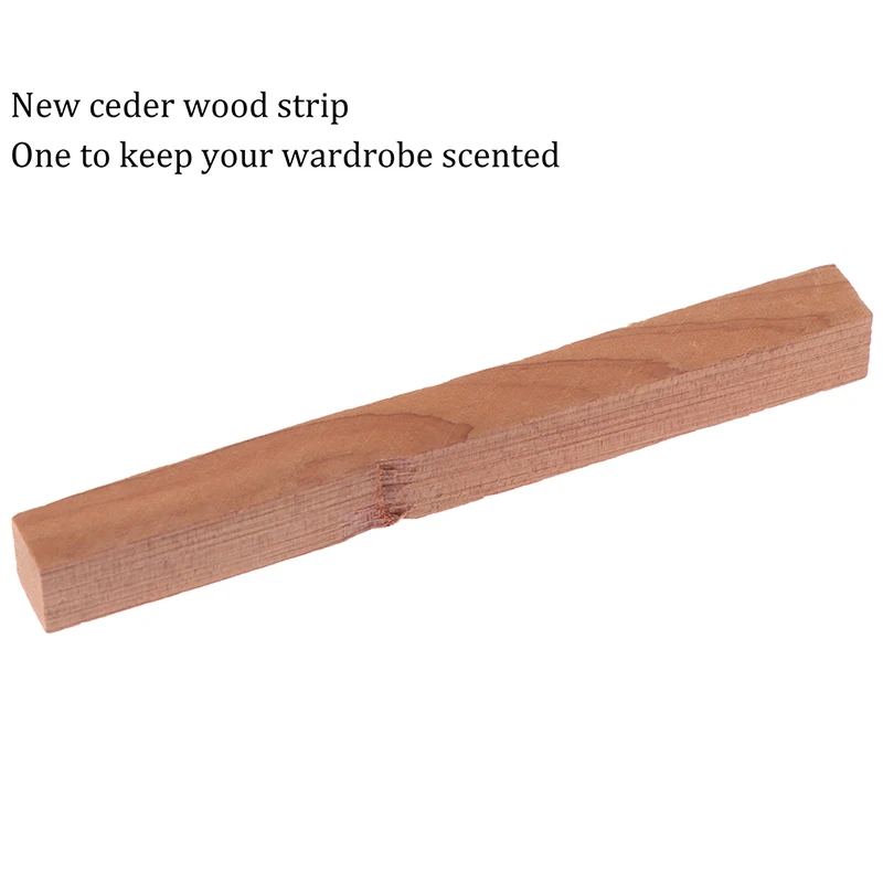 5PCS Person Cedar Wood Strip Moisture-proof Insect-repellent Wardrobe Deodorizing Insect-resistant Cedar Bookmark Wood