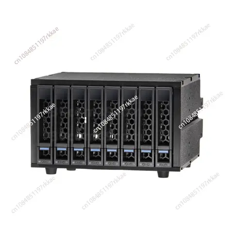 8-Bay NVMe U.2 Hard Drive Enclosure 2.5" SATA SSD Caddy for All-Flash NAS Optical Bay to 8x Hot-Swap Cage