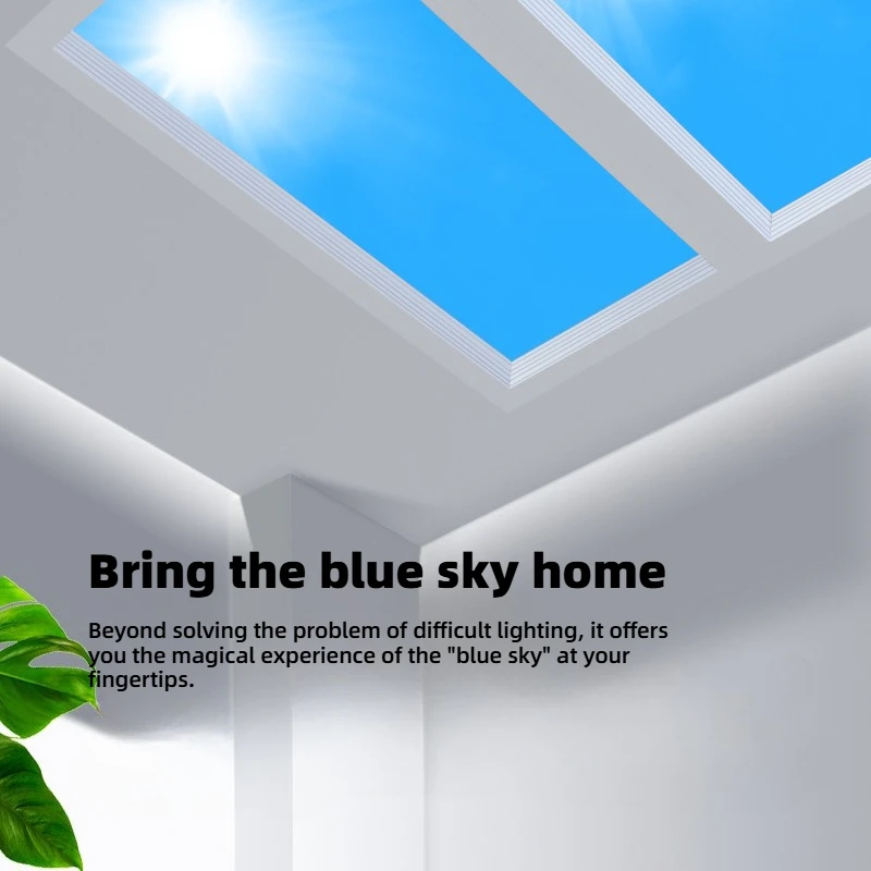 Minimalistische LED Smart Sky Deckenleuchter Lampe High Color Rendering Index Naturlicht Pendelleuchten Raumdekoration Schlafzimmer
