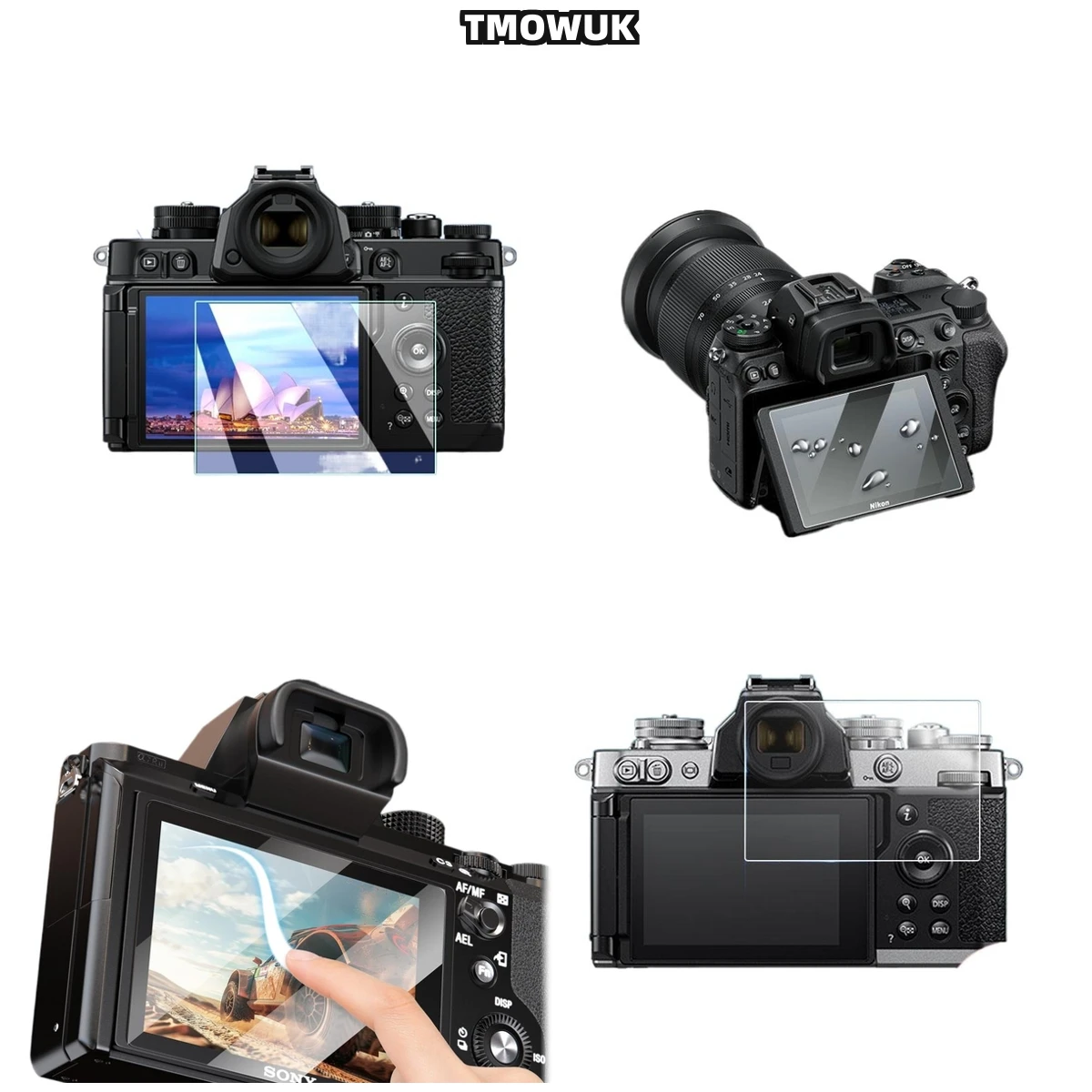 

For Nikon Z30 ZFC Bubble-Free 9H Hardness Screen Protector, Flawless Camera Guard