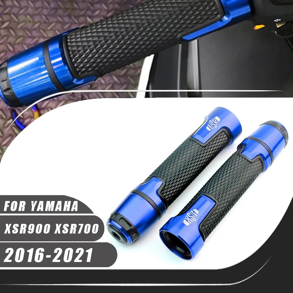 For Yamaha XSR900 XSR700 2016-2021 Motorcycle Non Slip Handlebar Grip Throttle CNC Multi-color Hand Bars Grips Motorcycle Parts