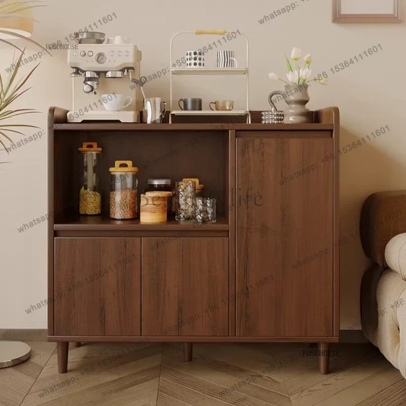 LSModern Living Room Cabinets Retro Villa Drawer Locker American Luxury Minimalist Coffee Corner Storage Tables for Home Furnitu