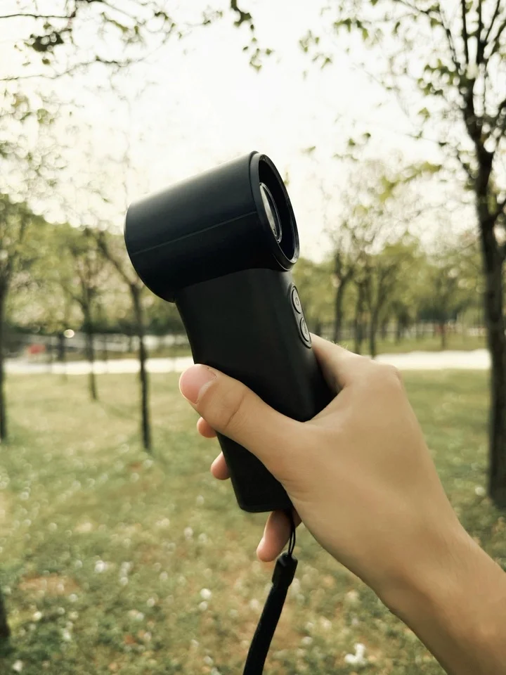 Aecooly PM02 Handheld Fan Pneumatic High-Pressure Ice Fog Duct High-Speed Strong Wind Handheld Small Fan 20 Hour Battery Life