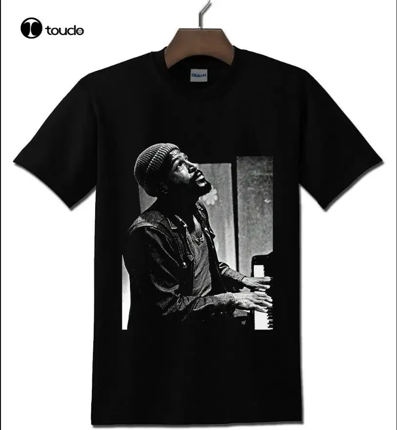 

Marvin Gaye Black T-Shirt Tee Shirt Custom Aldult Teen Unisex Digital Printing Fashion Funny New Xs-5Xl