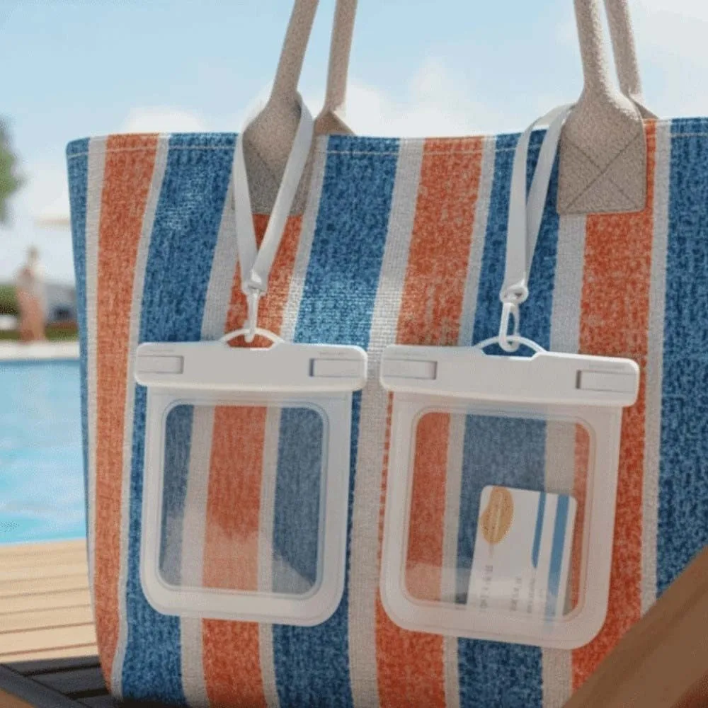 Portable Adjustable Strap Square Waterproof Pouch Lightweight Sealed Crossbody Dry Bag PVC ABS PVC Storage Pack for Gifts
