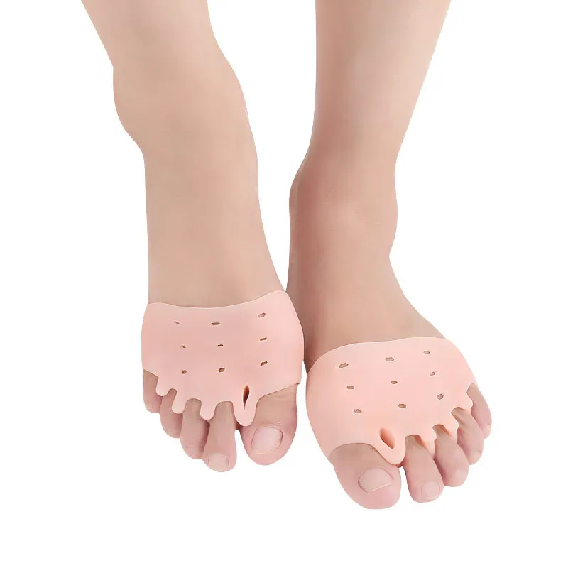 Gel Insoles Hallux Valgus Orthopedic Honeycomb Forefoot Pad Toe Separator Breathable Shoe Pad