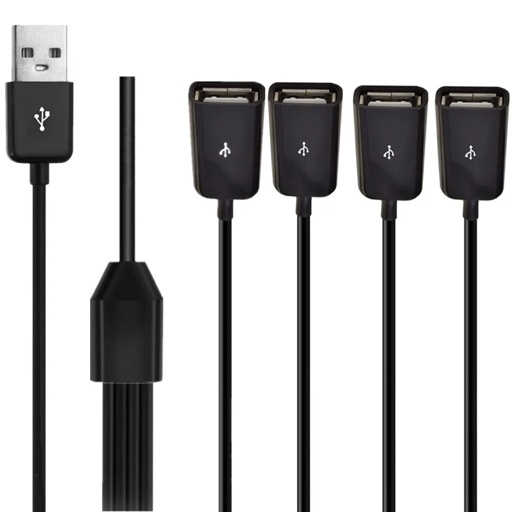 USB 2.1a Stecker auf 2/2,0 Dual USB eine Buchse y Splitter Hub Adapter 30cm Kabel