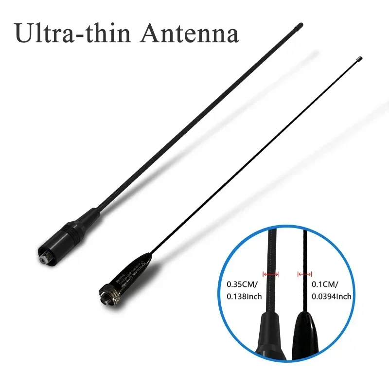 RH771S SMA-Female Ultrafine Antenna Long Range 144/430Mhz For Baofeng UV-82 UV 5R Quansheng UV-K5 UV-K6 Walkie Talkie Accessory