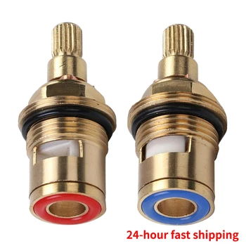 1/2pc Universal Replacement Tap Valves Brass Ceramic Disc Ca...