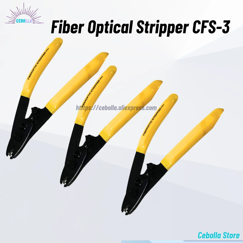 

Optic Stripping Plier Tool CFS-3 Three-Port Fiber Optical Stripper Pliers Wire Strippers For FTTH Tools