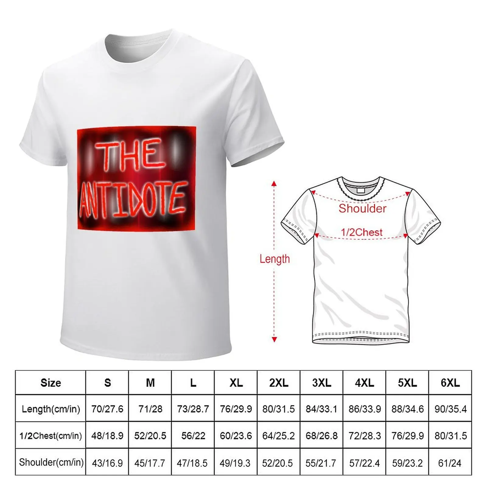 The Antidote T-shirt kawaii clothes quick-drying funnys quick drying t shirts for men