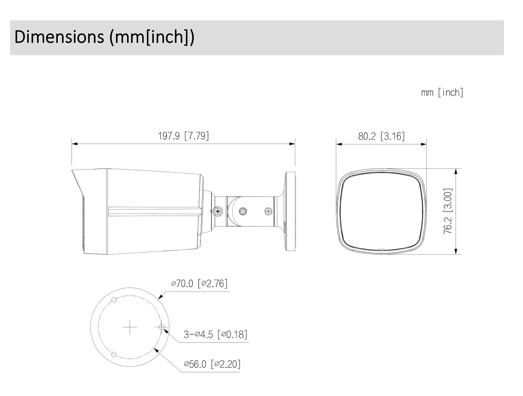 Dahua IPC-HFW2449TL-S-PRO 4MP WizColor Fixed-focal Bullet WizSense Network Camera Original Version Can Update Firmware