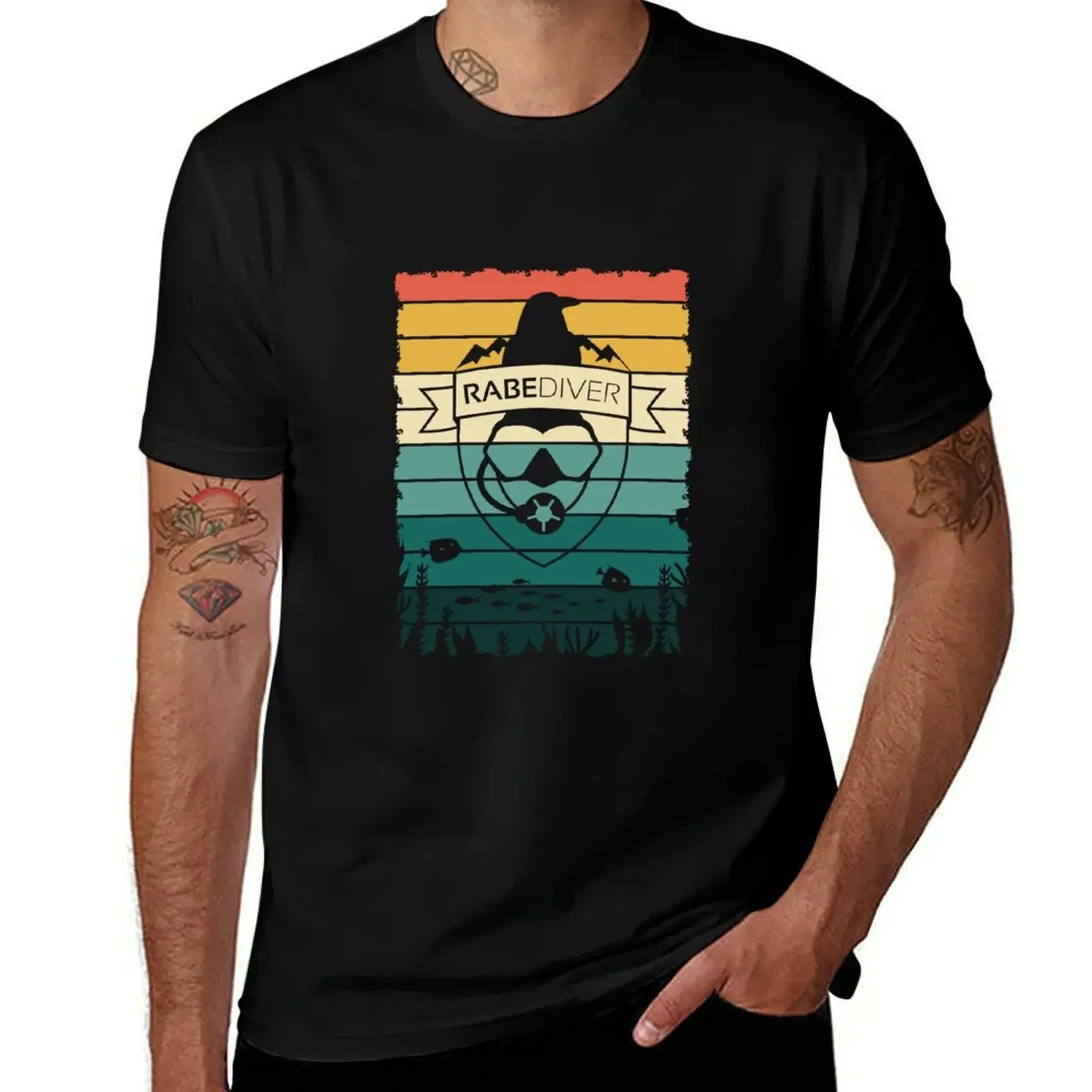 

Rainbow Diving T-Shirt fashion shirts blanks black t shirts for men