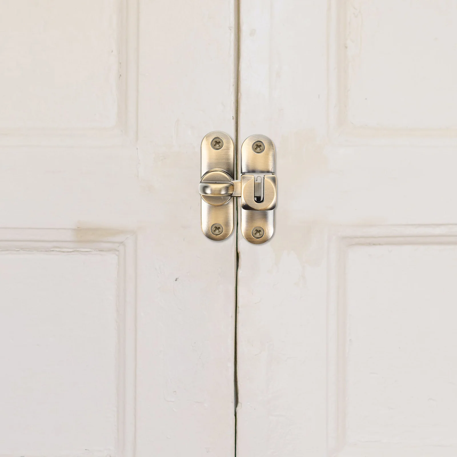 

1Set Zinc Alloy Barn Door Lock Flip Latch Sliding Door Safety Lock Heavy Duty Sliding Gate Hardware Durable for Home