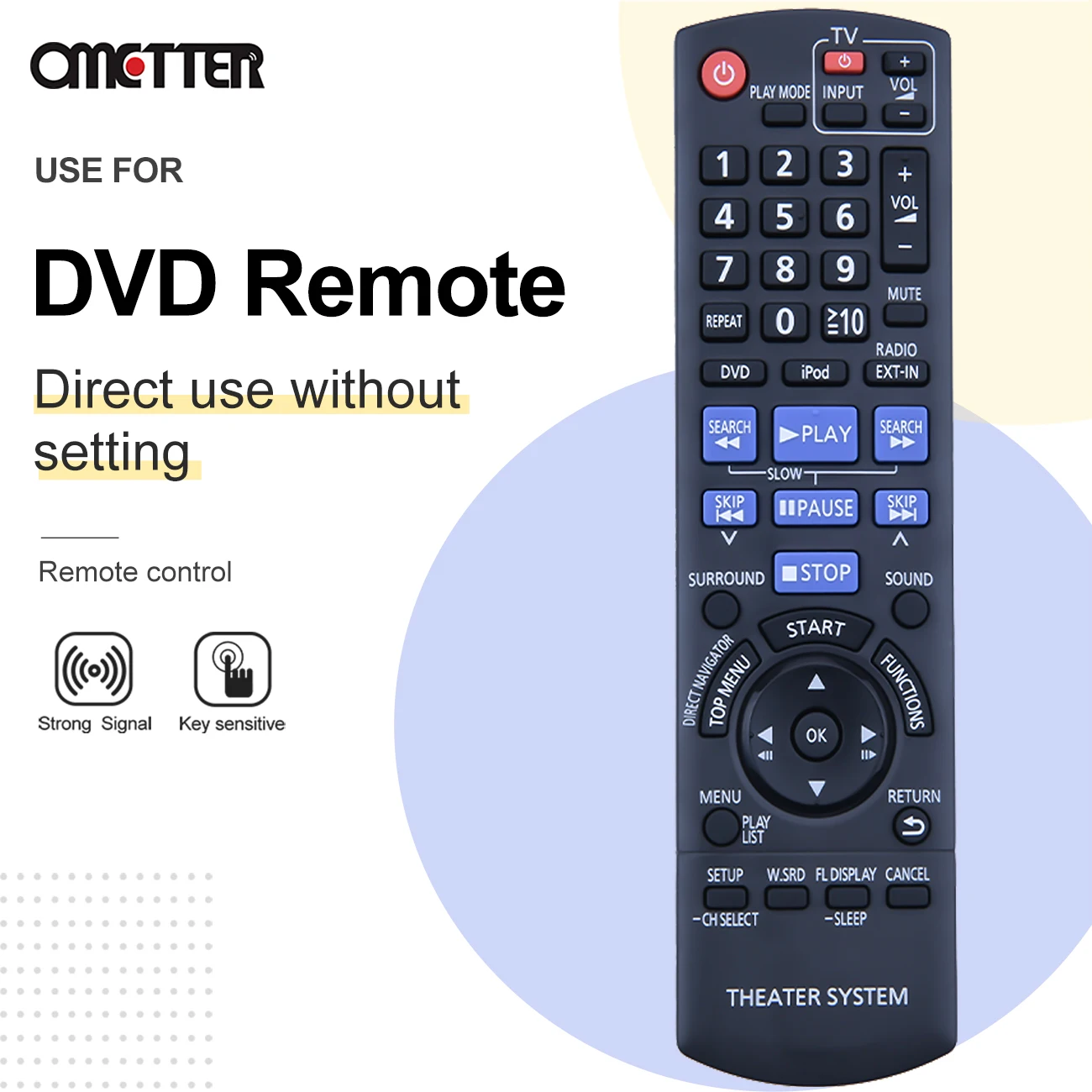 N2QAYB000360 N2QAYB000366 استبدال عن صالح لباناسونيك DVD المسرح المنزلي نظام الصوت SC-PT464 SC-PT570 SB-HF470 SB-HC470