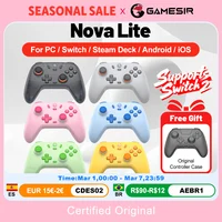 Gamesir Gamepads PC Switch 2 controlador Nova Lite Controle Hall Joystick efectivo para Nintendo Switch Steam Android iOS teléfono
