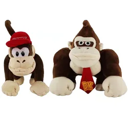 19/25cm Monkey asino Kings Kong Diddy peluche peluche ripiene bambola peluche Super Mari Little King Kong Orangutan peluche