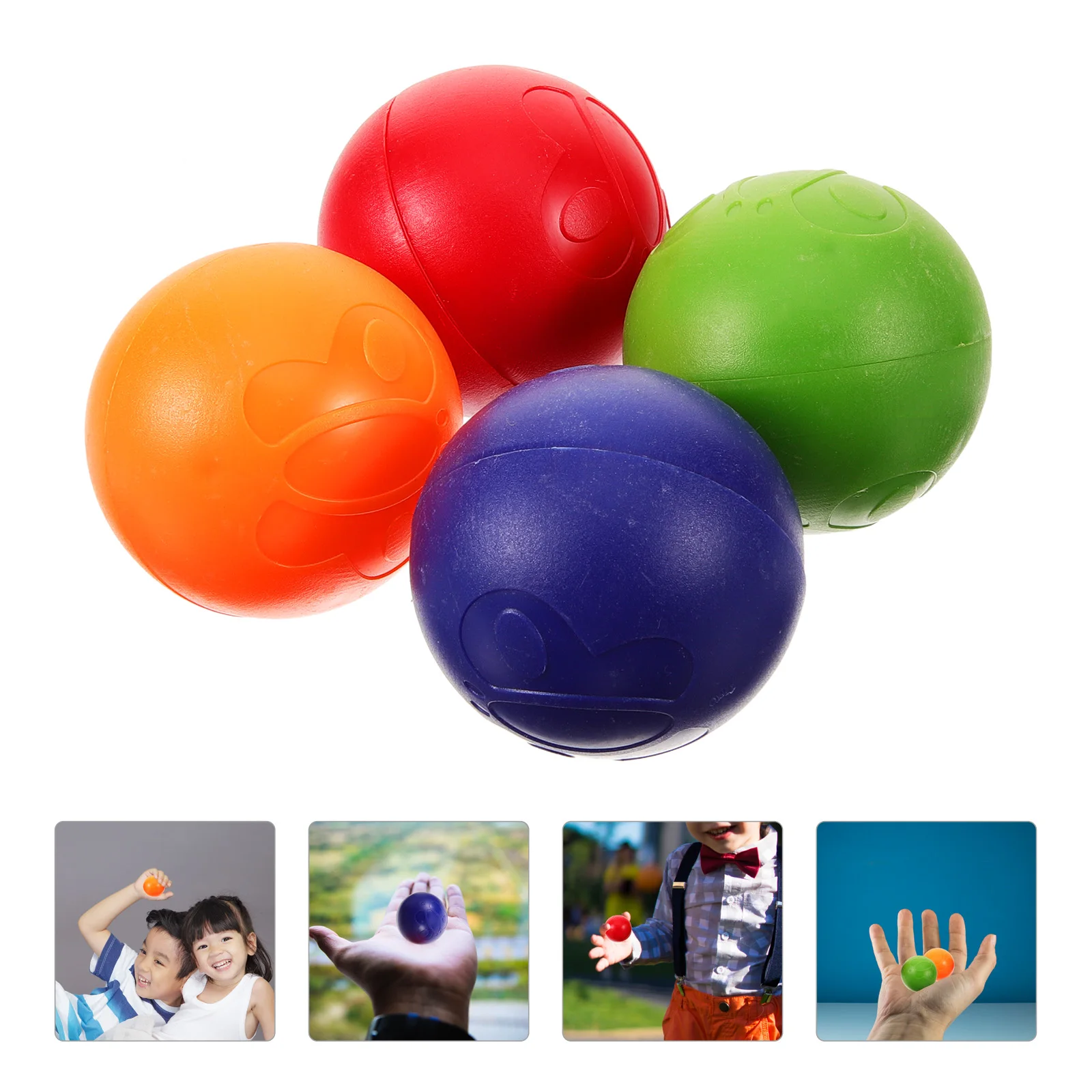 4 stks Maracas Muziekinstrumenten Maracas Bal Voor Kinderen Kinderen Speelgoed Peuter Rammelaar Bal Educatief Plastic Lichtgewicht