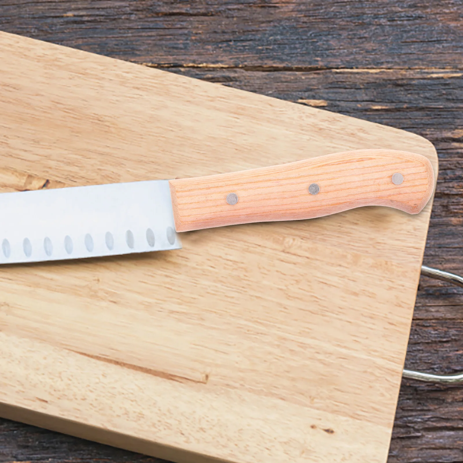 

Ergonomic Wooden Replacement Non Wooden H slip Kitchen Knife Grip Veggie Tool H Replacement