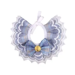 Silk Collar Cat Puppy Ribbon Scarf Pet Bows Necklace New Kitten Accessories Gift Pet Drool Towel Collar Decoration