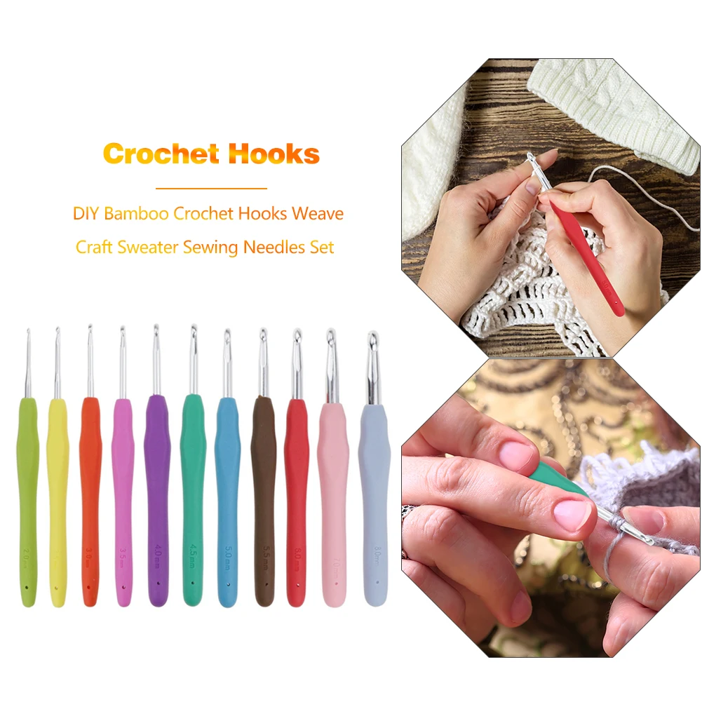 Crochet Hooks Set DIY Apparel - огляд і ціна Crochet Hook Set