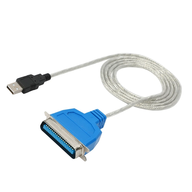 Female Port Parallel Printer Print Converter Cable USB To CN36 Adapter Cable