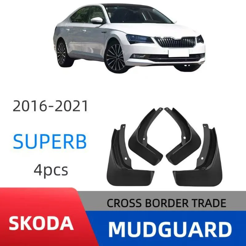 

Брызговики для Skoda Superb 2016-2021, брызговики, переднее и заднее крыло, брызговики, брызговики, автомобильные аксессуары
