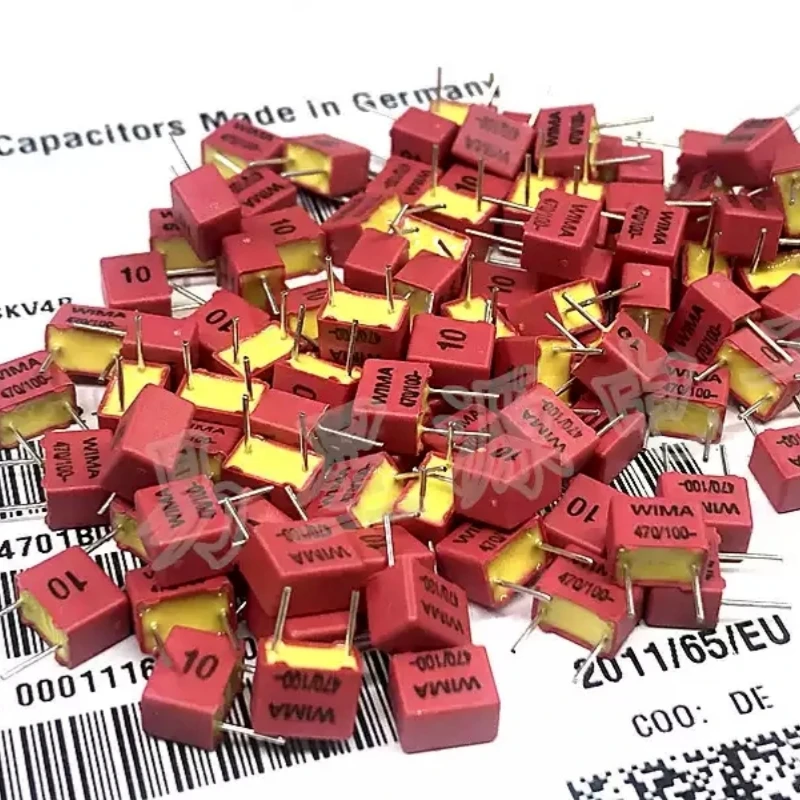 470PF 100V imported Weima WIMA 100V471 0.00047UF FKP2 audio fever capacitor