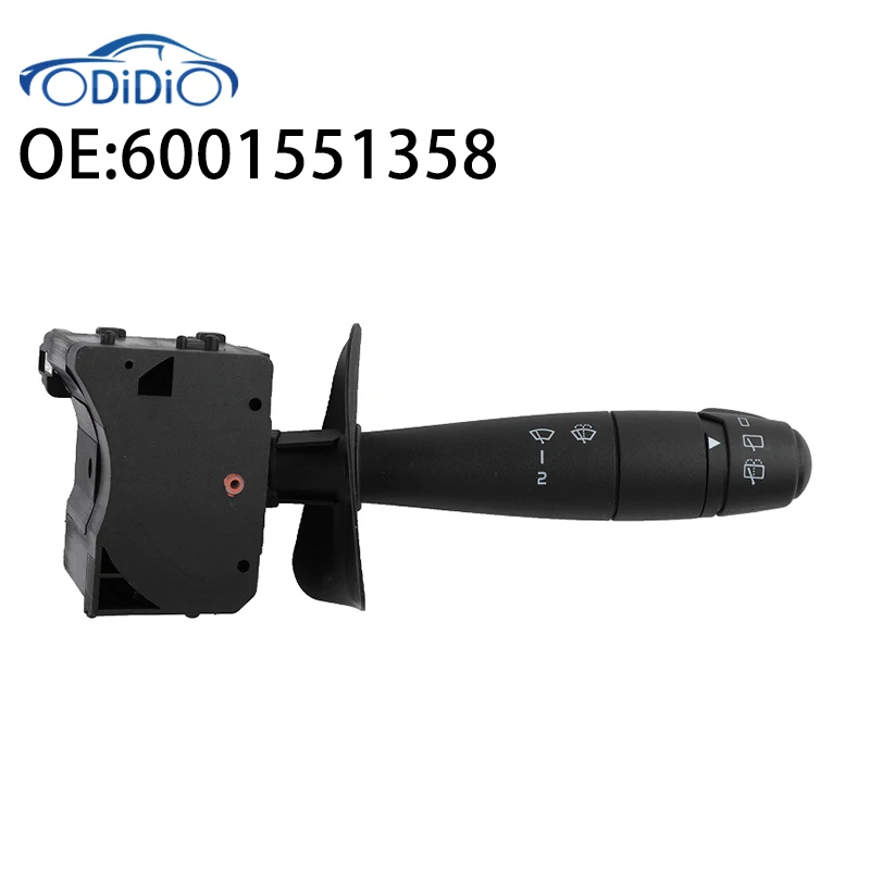 ODIDIO 6001551358 77010-49615 interruptor de Control del limpiaparabrisas del coche 251694 7701049615 para Renault Kangoo Express Megane