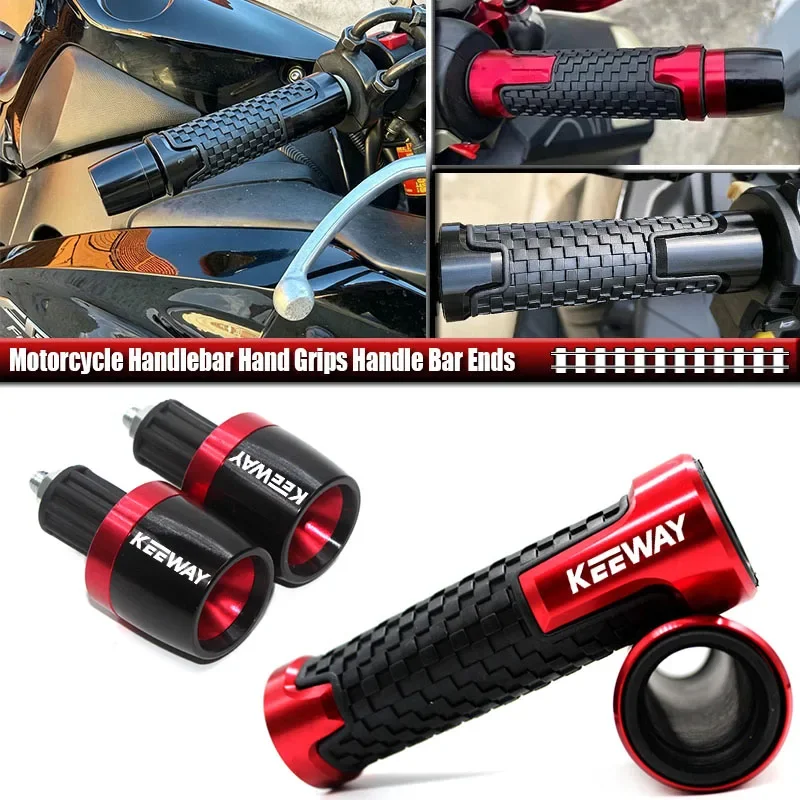 For Keeway Hurricane 50 Vieste 300 Zahara Cityblade K-Light RKV RKF 125 RKS 150 Motorcycle Hand Grips Handle Bar End Cap