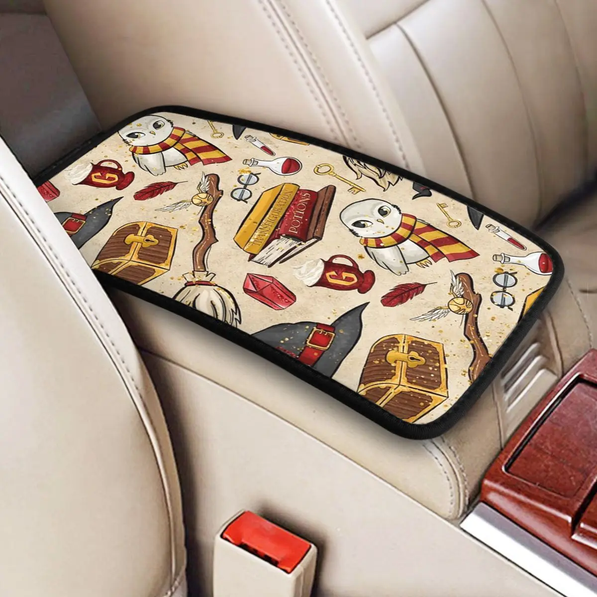 

HP Magic Owl Auto, накладка на центральную консоль, универсальный салон автомобиля, подлокотник, чехол для сиденья для большинства внедорожников, грузовиков