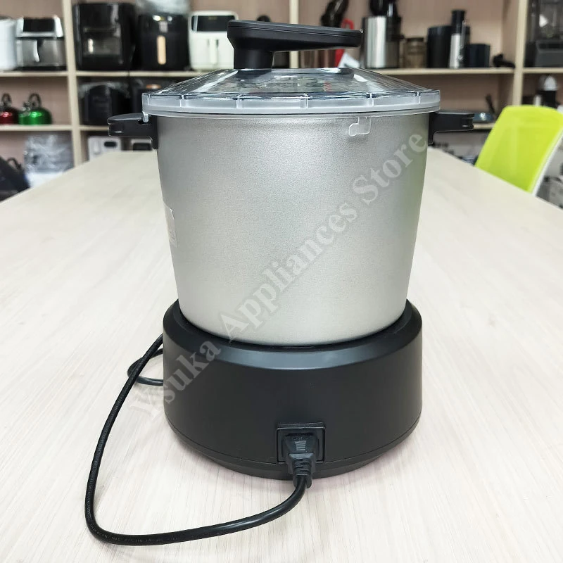 Food Grinder 6L Electric Household Pounding Cassava Yam Meat Smooth Paste Fufu Making Machine Stainless Steel Masher