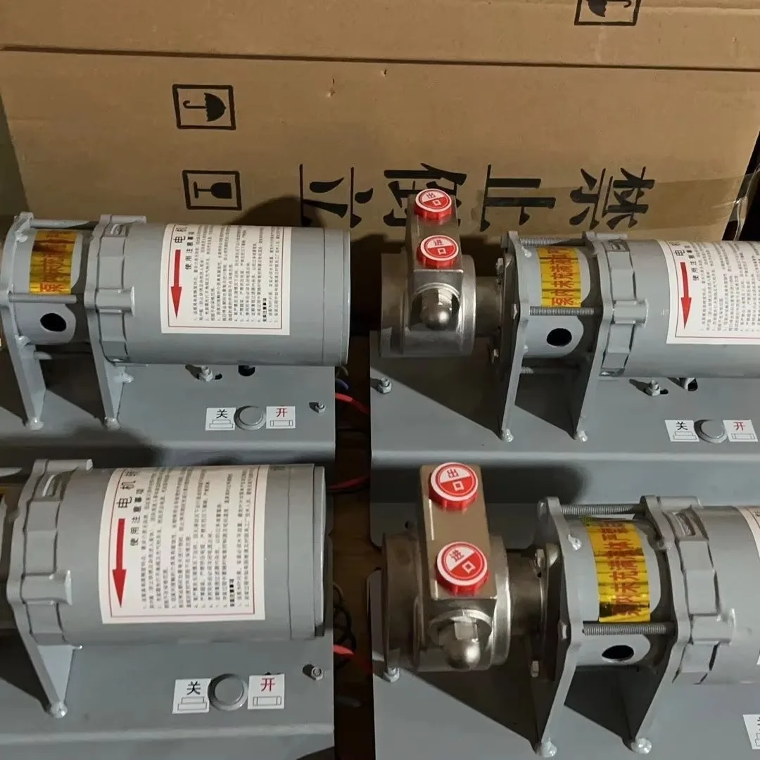 

2026 Cast Iron Stainless Steel 12v/24v LPG Cylinder Filling Pump 12V 24V Electric diesel Gas Transfer Pump