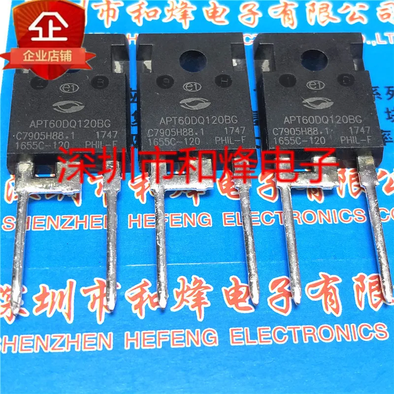 5PCS-10PCS APT60DQ120BG 1200V/60A  TO-247NEW AND ORIGINAL Fast Shipping Quality