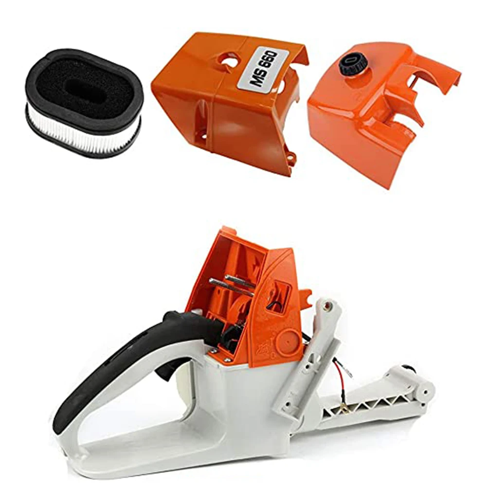 /Rear /Handle /Fuel Tank Housing Air Filter Shroud For MS660 MS650 MS640 066 Chainsaw Parts Replacement Kit
