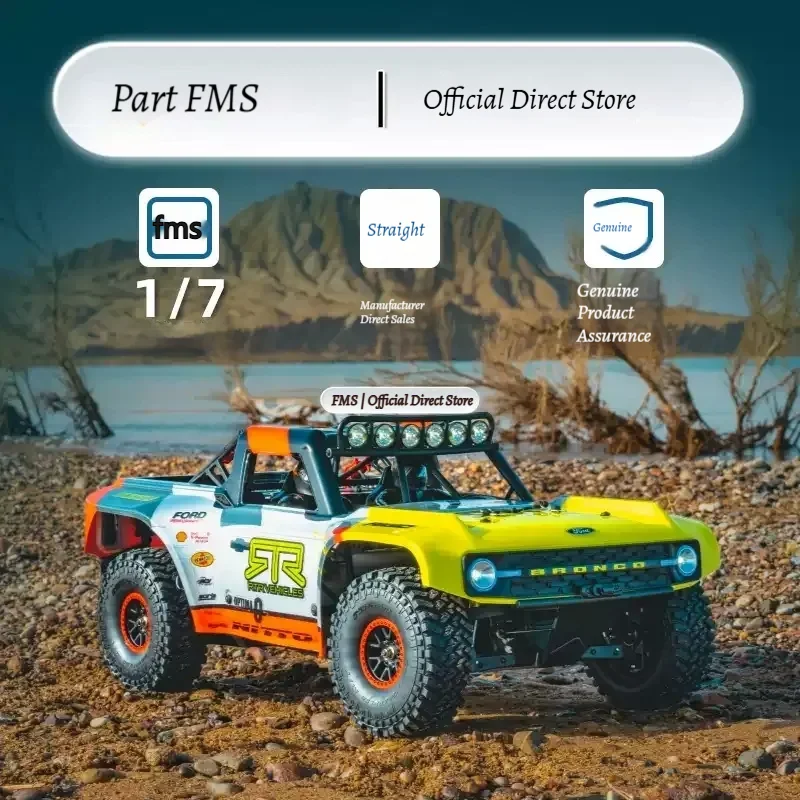 

FMS 1/7 U4 Remote Control Electric Four-Wheel Drive Brushless Violent Racing Short Truck Off-Road Professional Model Toy