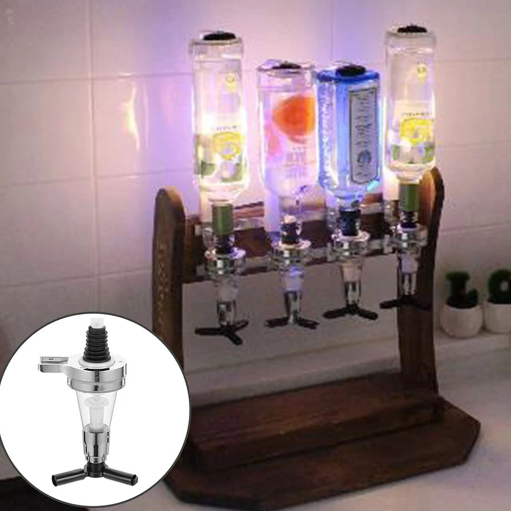 

2Pcs WallMounted WineDispenser RationPumpHead BeverageBottleDispenser IdealHomeBar PartySupply ShotPourer LiquorPourer