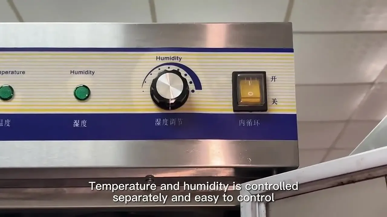 Mesin Fermentasi Roti Pintu Ganda Mesin Proofer Adonan Roti Fermenter Mesin Proofer Adonan