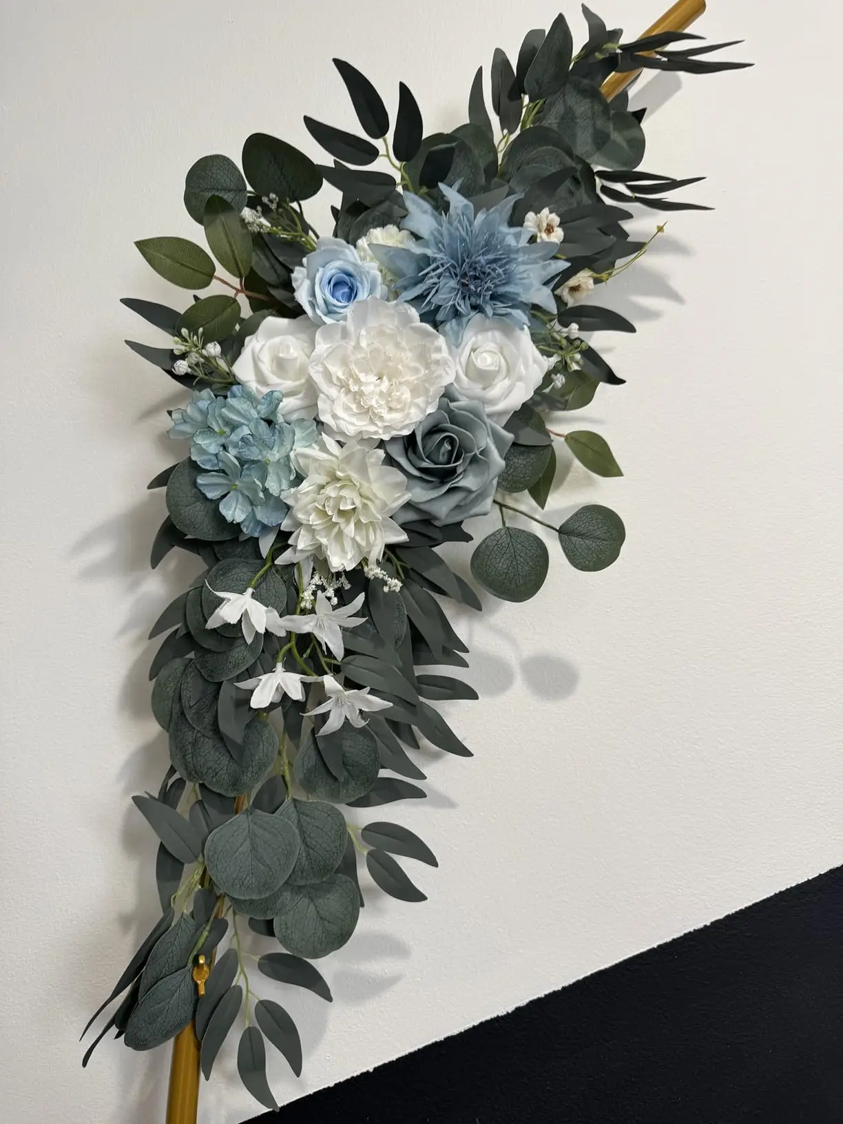 

Искусственные сиреневые свадебные арочные цветы, набор из 2 сувениров для приветственных знаков, приема и церемоний - фиолетовый цветочный декор