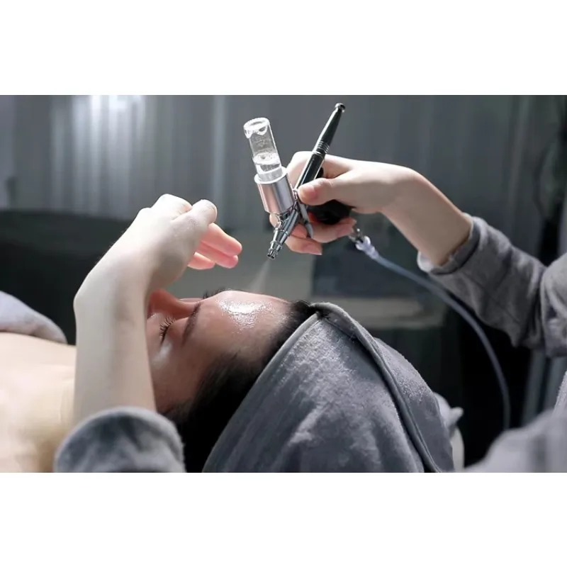 STLF LZS Promotionele O2toderm Zuurstof Gezichtsmachine Zuurstof Jet Peel Maskers Anion Zuurstof Gezichtsmachine LED Dome Facial Machine