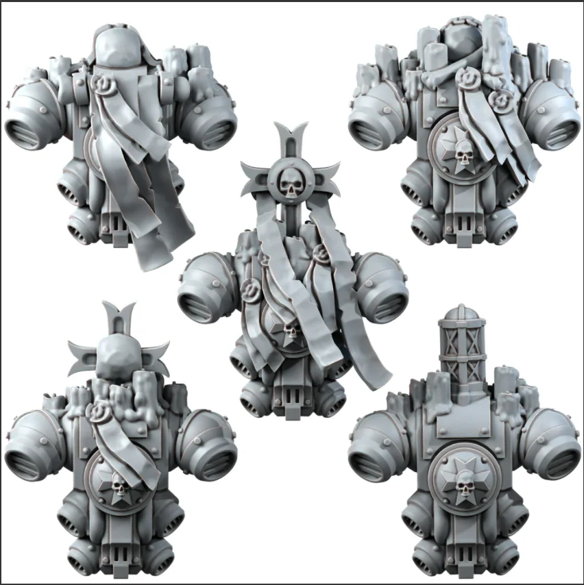 

IMPERIAL TEMPLAR HONORARY BACKPACK, Space Warrior, Wargame Miniatures, Figure, Terrain, RPG, TRPG, Pathfinder, Infinity, Gamemat