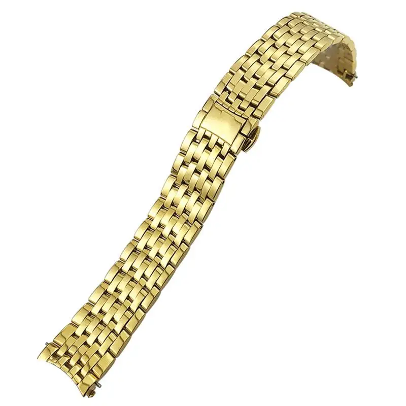 

20mm 16mm 19mm Stainless Steel Watchband Replacement For Omega De Ville PRESTIGE Orbis Edition Watch Strap Metal Glossy Bracelet