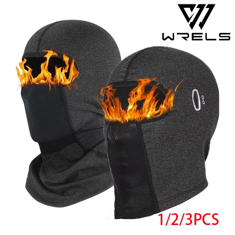 Winter Skiing Mask Thickened Thermal Elastic Motorcycle Helmet Balaclava Breathable Windproof Cycling Quick-Drying Neck Cover