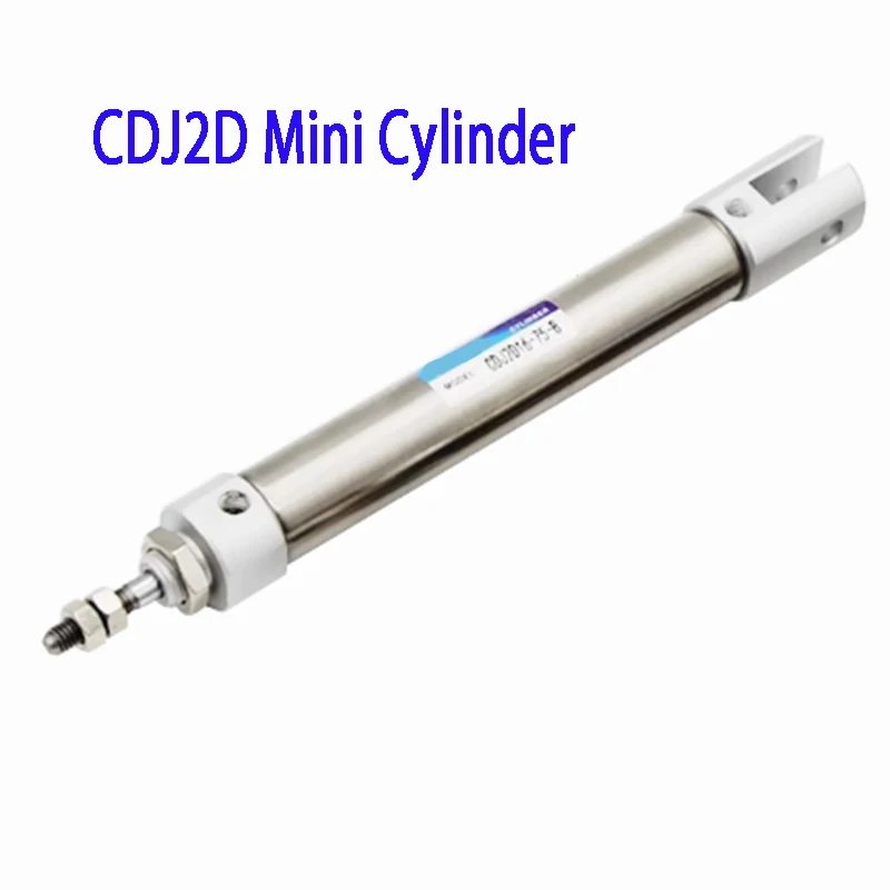 CJ2 series CDJ2D Type Dual Clevis mini cylinder SMC type CDJ2D10 12 16 bore stroke 5 10 15 20 25 30 40 50